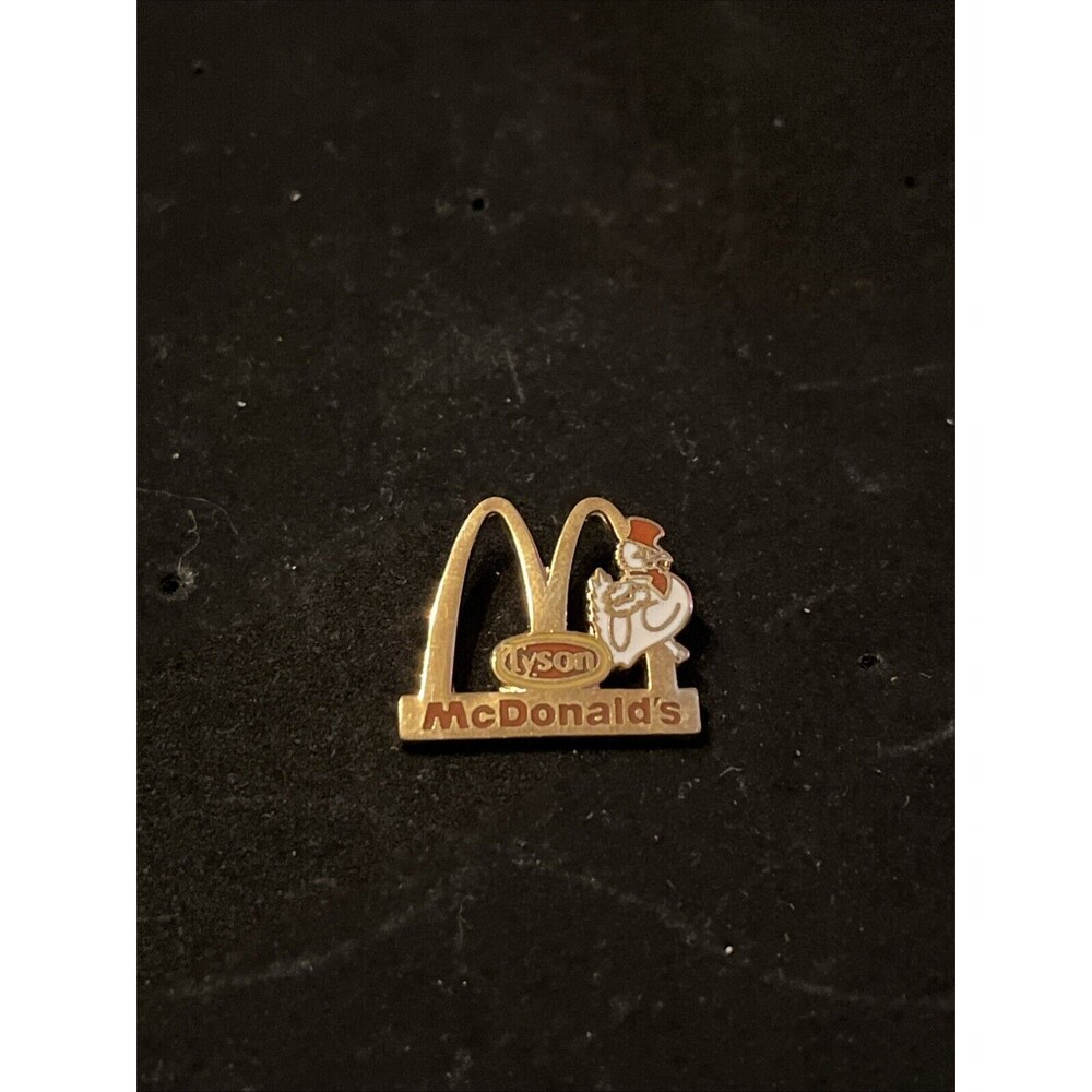 McDonald’s Golden Arches‎ Tyson Chicken Employee Lapel Hat Pin